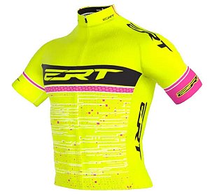 Camisa Ert New Elite Cycling Team Rosa Xtreme Dry Uv 50 Modelagem Race