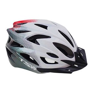 Capacete Bicicleta TSW Raptor M/G Speed ou MTB  Várias cores com LED Sinalizador