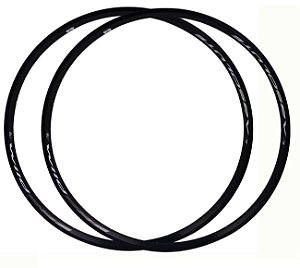 Par de Aros Bicicleta 29 Absolute Wild em Aluminio 28 Furos Tubeless Largura 29mm Cor Preto