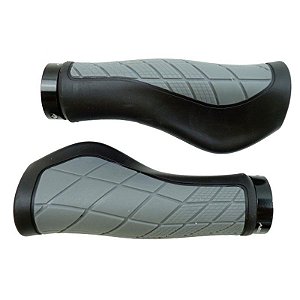 Manoplas Ergonômicas Absolute para Bicicletas Preto/Cinza com Travas