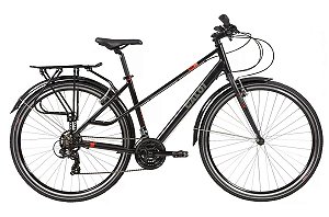 Bicicleta Aro 700 Caloi Urbam Alumínio Shimano 21v Com Bagageiro