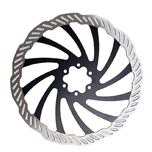 Disco Rotor de Freio Bengal 203mm Cor Preto Em Inox Fixação 6 Furos para DH Enduro XC