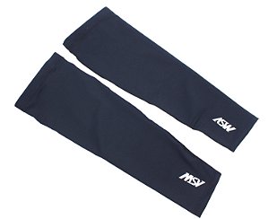 Par de Manguito Ciclistmo ASW Essentials Proteção UV 50+ Preto