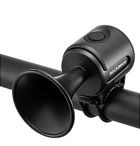 Buzina Bicicleta Eletrônica Premium Com Mini Corneta Portátil