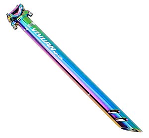 Canote Bicicleta Vicini Alumínio 31.6 x 400mm Rainbow Camaleão