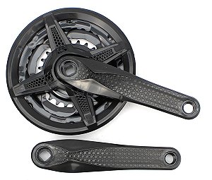 Pedivela Triplo MTB 24/34/42d Braço Em Aço 170mm Ponta Quadrada