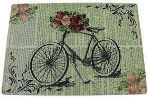 Quadro Decorativo de Parede com Imagens de Bicicleta