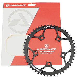 Coroa Bicicleta Speed Absolute Prime 50 dentes 5 Furos Bcd 110