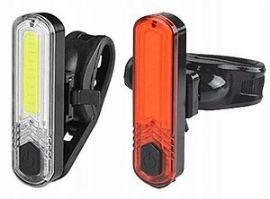 Sinalizador Traseiro e Dianteiro Vortex Recarregável Vermelho e Branco 10 e 20 Lumens