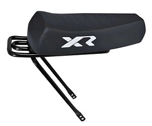 Banco Mobilete Banana Bicicleta XR Acolchoado Com Garupa Bagageiro