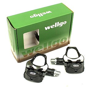 Pedal de Encaixe Clip Bicicleta Speed Wellgo R251 Com Taquinhos