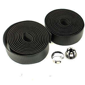Fita de Guidão Genesi para Bicicletas Speed Road Gravel Cor Preta em EVA Macio