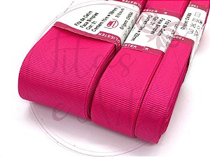 Fita de Gorgurão Sanding - Rosa Pink (31) - 10mm, 22mm ou 38mm - Rolo 10 metros