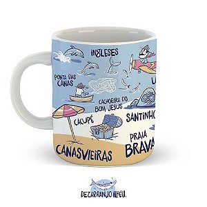 Caneca Praias - 270ml