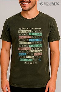 Camiseta Marmorizada - Química Manezinha