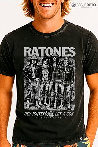 Camiseta Marmorizada - Ratones