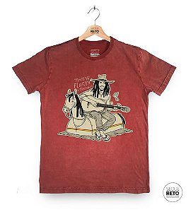 Camiseta Marmorizada - Bob Marley