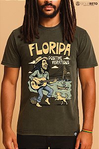 Camiseta Marmorizada - Bob Marley
