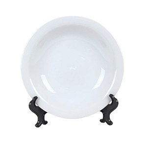 PRATO FUNDO LINHA IGUAÇU EM PORCELANA BRANCA 22 CM MESA POSTA 3 OPÇÕES DE KITS