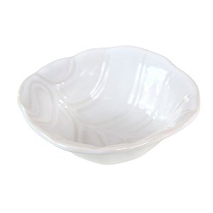 BOWL BANANEIRA EM CERAMICA ESMALTADA BRANCA 300 ML MESA POSTA SOPAS E CALDOS