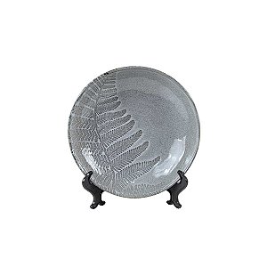 JOGO 2 PRATOS FUNDOS BIO STONEWARE FLOEMA EM CERÂMICA 22,5 CM MESA POSTA
