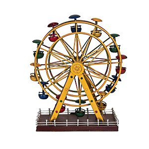 RODA GIGANTE ENFEITE DE METAL 28 X 23 X 9 CM DECORAÇÃO FESTA CIRCO