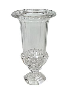 VASO DE VIDRO ATENAS 37,5 CM x 21,5 CM DECORAÇÃO E UTILIDADE