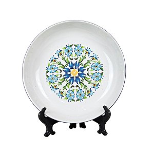 BOWL EM CERAMICA ESMALTADA BRANCA TUNISIA 1L  5 X 24,3 CM MESA POSTA E UTILIDADE
