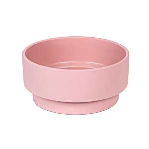 CACHEPOT REDONDO EM CIMENTO 11 X 23 CM DECORAÇÃO E ARRANJOS FLORAIS 2 OPÇÕES DE CORES