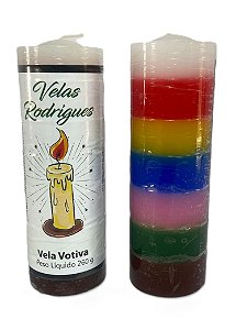 Vela de 7 dias das 7 Linhas 15 cm 260 gr