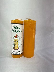 Vela de 7 dias Laranja 15 cm 1 und 260 gr