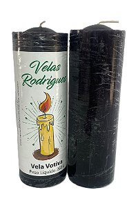 Vela de 7 dias Preta 15 cm 260 gr