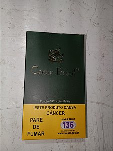 Charuto Cacau Brasil Tradicional Verde 5 un
