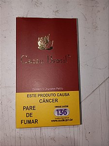 Charuto Cacau Brasil Conhaque Vermelho 5 un
