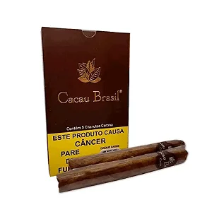 Charuto Cacau Brasil Chocolate Marrom 5 un