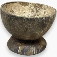 Coite/Cuia de coco c/ base