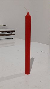 Vela palito vermelho 18 cm 1 un