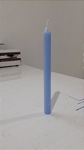 Vela palito azul claro 18 cm 1 un