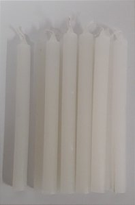 Vela palito branca 18 cm 1 Kg