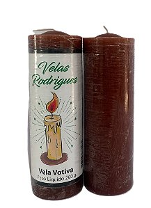 Vela de 7 dias marron 15 cm 260 gr