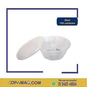 MINI FORMAS PARA PUDIM 80ML FORNEÁVEL - PACOTE C/ 100 UNDS