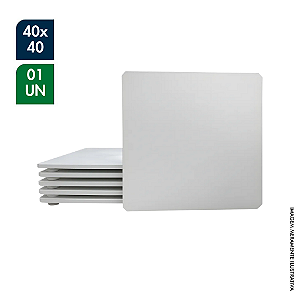 TÁBUA PARA BOLO QUADRADA EM MDF BRANCO 40X40CM