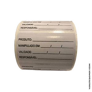 ETIQUETA BOPP ADESIVO 100X100MM PARA CONGELADOS – 500 UNIDADES