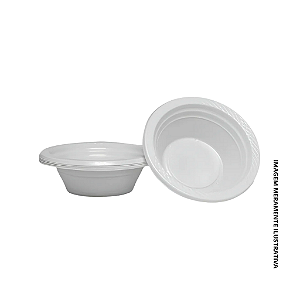 PRATO FUNDO (CUMBUCA) PLÁSTICO Ø15CM - PCT C/ 400UN