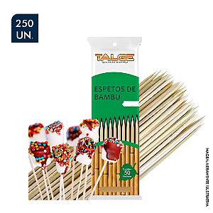 Espeto para churrasco com 250 unidades