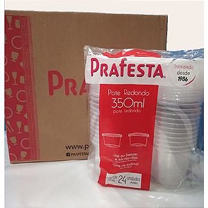 POTE REDONDO 350ML CAIXA COM 432 UNIDADES | PRA FESTA