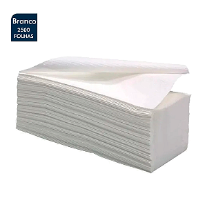 PAPEL INTERFOLHA BRANCO ESSENCIAL 20X21CM – 2500 FOLHAS GRAMATURA 30