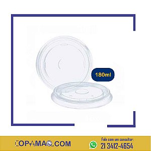 Tampa para copo de isopor 180ml com 800 unidades