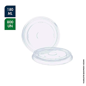 TAMPA PARA COPO TÉRMICO ISOPOR 180ML  PCT C/ 800UN
