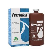 Ferrodex - 250 ML - J.A Saúde Animal